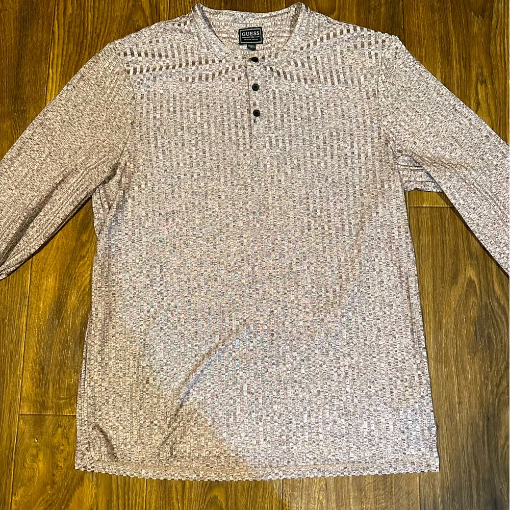 Men’s Guess 3-button club shirt XL